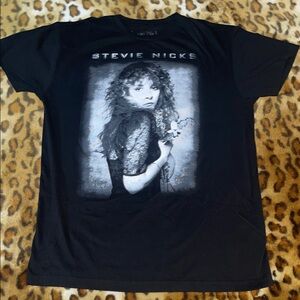Stevie Nicks Black Graphic Shirt